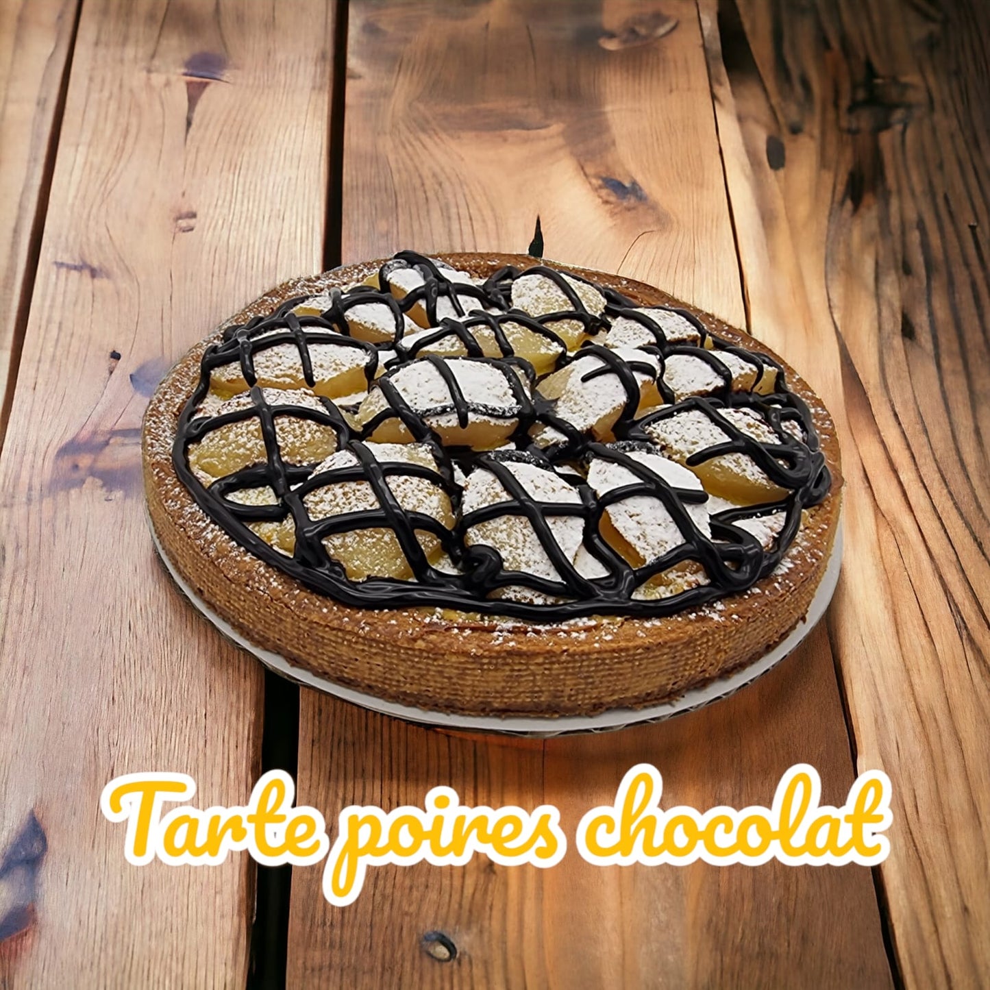 Tarte poires chocolat